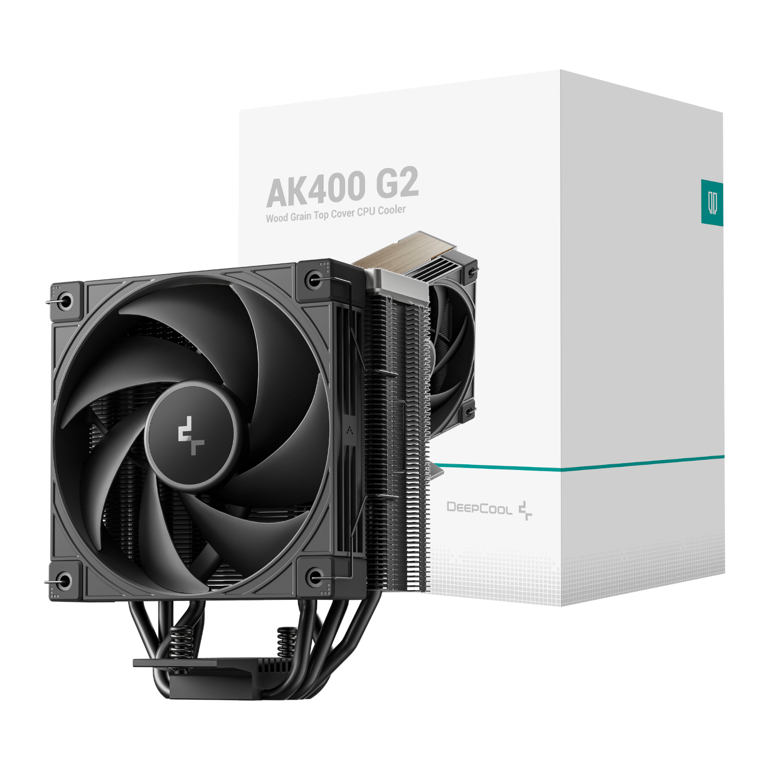 R-AK400G2-BKNNMN-GJD_DeepCool-AK400-G2-Dark-120mm-CPU-Air-Cooler-Black_wr_01.jpg DeepCool AK400 G2 Dark 120mm CPU Air Cooler - Black - Image 1