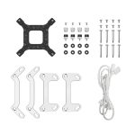 DeepCool LM240 ARGB 240mm AiO CPU Liquid Cooler - White - Image 5