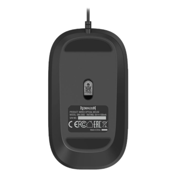 Redragon BM-2892 1200 DPI Wired Optical Mouse – Black - Image 8