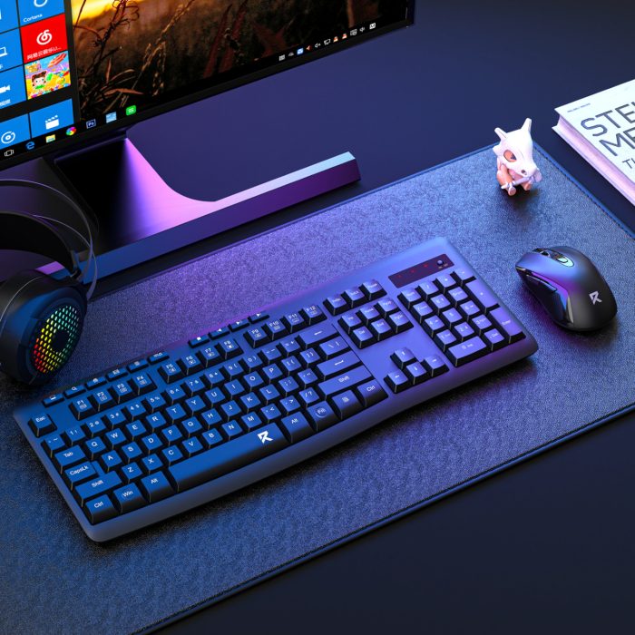 Redragon BS-7367-A Wireless Keyboard and Mouse Combo - Black - Image 5