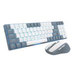 Redragon BS8772 Wireless Keyboard and Mouse Combo - Grey/White - Image 4
