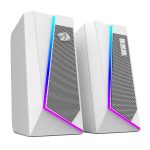 Redragon GS20W ANVIL 3W 2.0 RGB Stereo Desktop PC Speakers - White - Image 3