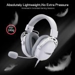 REDRAGON Over-Ear AURORA Gaming Headset - White - Image 3