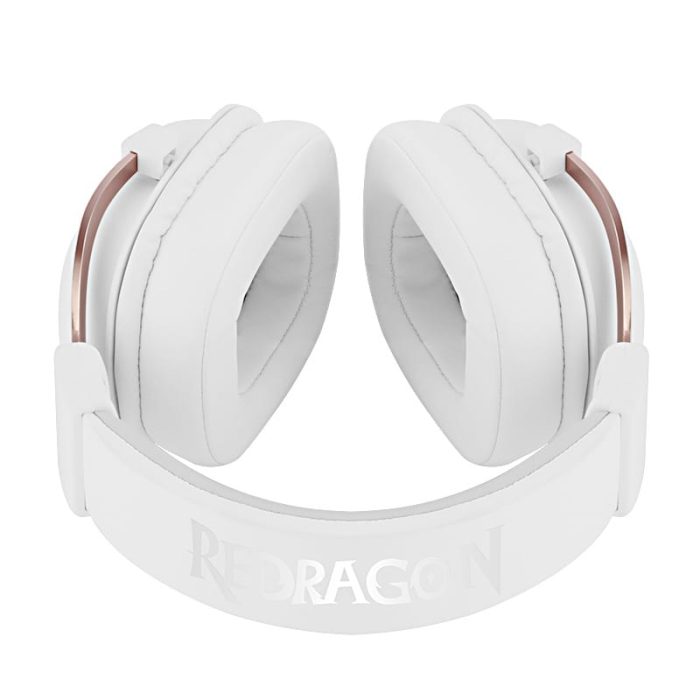 REDRAGON Over-Ear ZEUS 2 USB Gaming Headset - White - Image 4