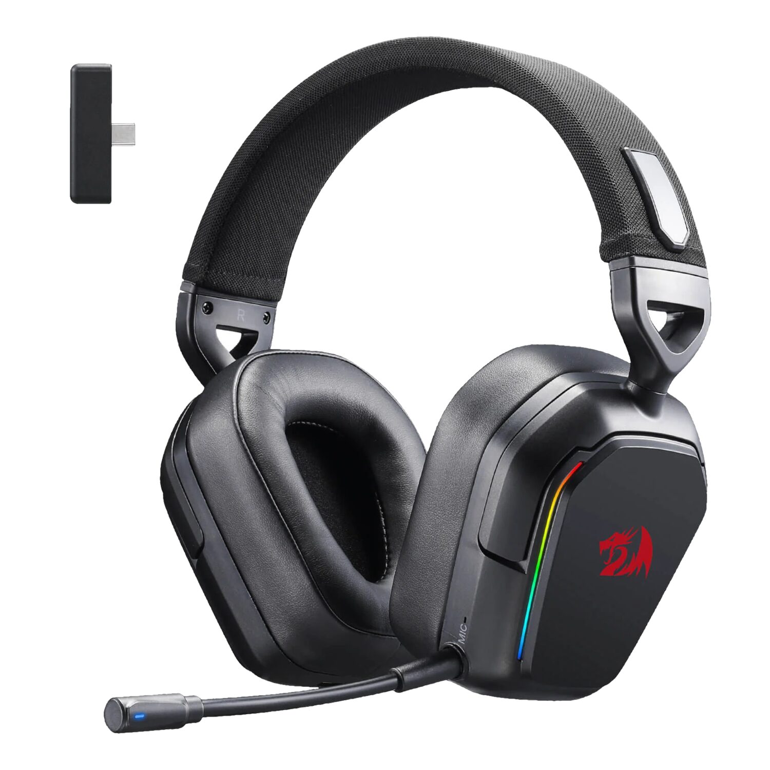 RD-H868-WR-01.jpg Redragon H868 RGB Wireless Gaming Headset - Black - Image 1