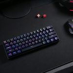 REDRAGON DRACONIC PRO Mechanical 61 Key|Bluetooth 5.0|RGB 9 Colour Modes|Rechargable Battery|Type-C Charging Cable Gaming Keyboard - Black - Image 5