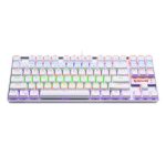 REDRAGON KUMARA Mechanical 87 Key|RGB Backlit Gaming Keyboard - White - Image 3
