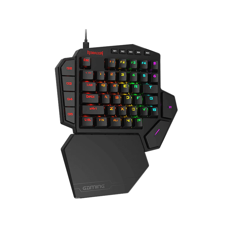 RD-K585RGB-PRO_wr_05.jpeg REDRAGON Diti Elite Pro One-Handed RGB Wireless Mechanical Gaming Keyboard - Black - Image 1