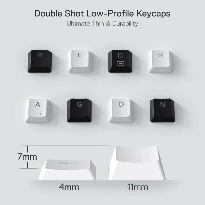 Redragon K632 HORUS Mini 60% RGB Wired Gaming Keyboard – White - Image 4