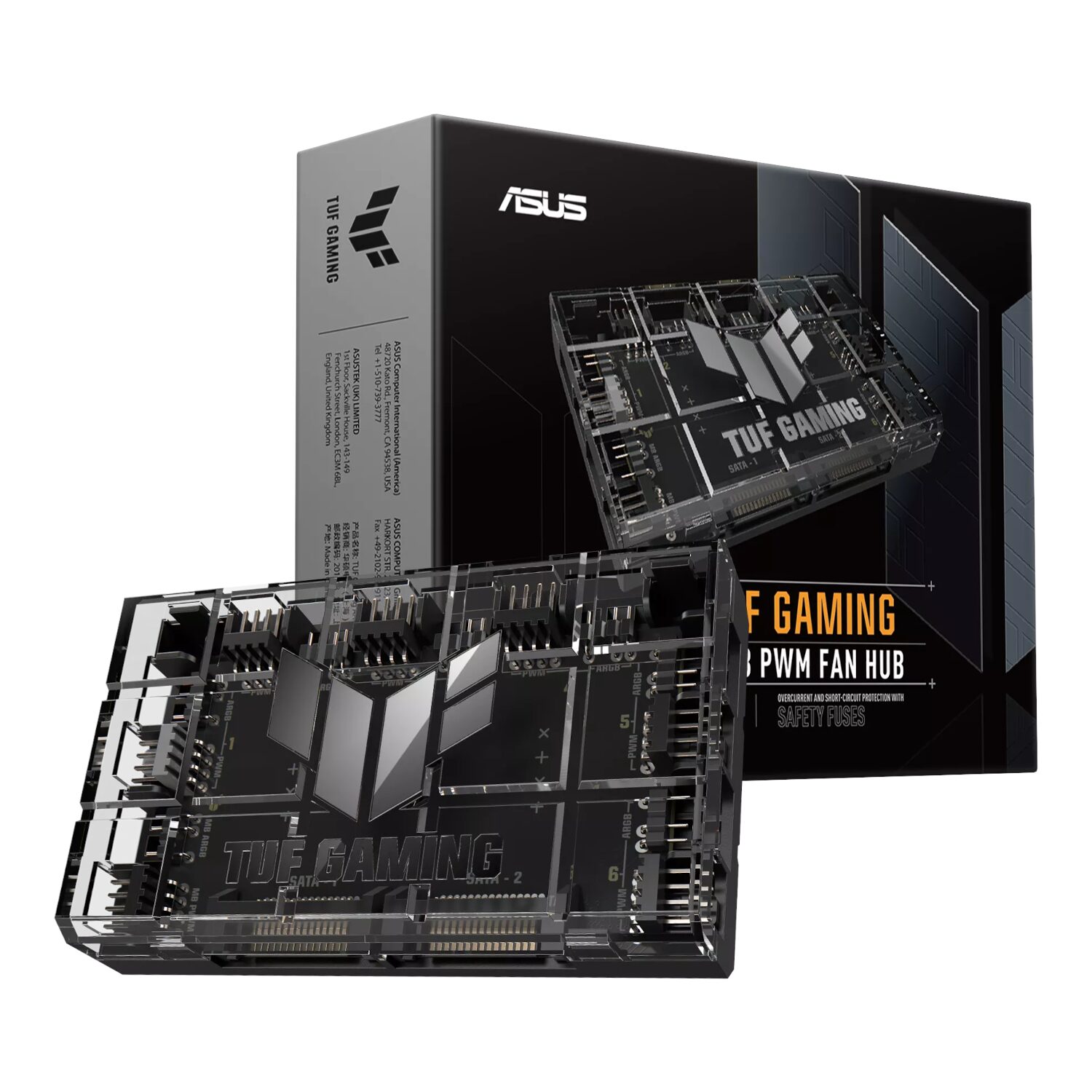 TUFGAMINGARGBPWMFANHUB-WR-06.jpg Asus TUF Gaming ARGB PWM Fan Hub - Image 1