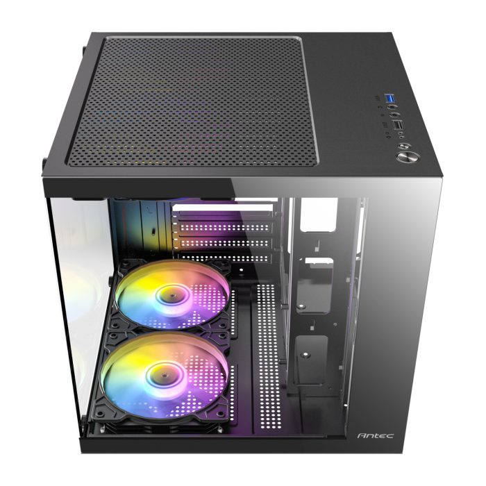 Antec VCX10M ARGB Micro-ATX | ITX Mini-Tower Gaming Chassis - Black - Image 4