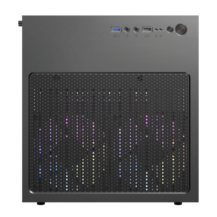 Antec VCX10M ARGB Micro-ATX | ITX Mini-Tower Gaming Chassis - Black - Image 7