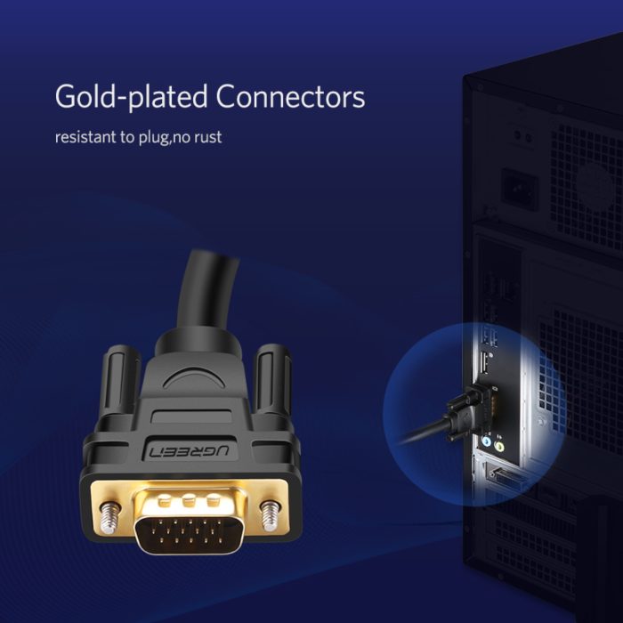 UGREEN VG101 VGA Male to Male Cable 3M - Image 3