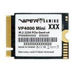 Patriot Viper VP4000 Mini 500GB M.2 2230 PCIe Gen4x4 SSD - Image 4