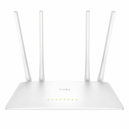 Cudy WR300S 300Mbps 5-Port Wi-Fi 4 Router – White