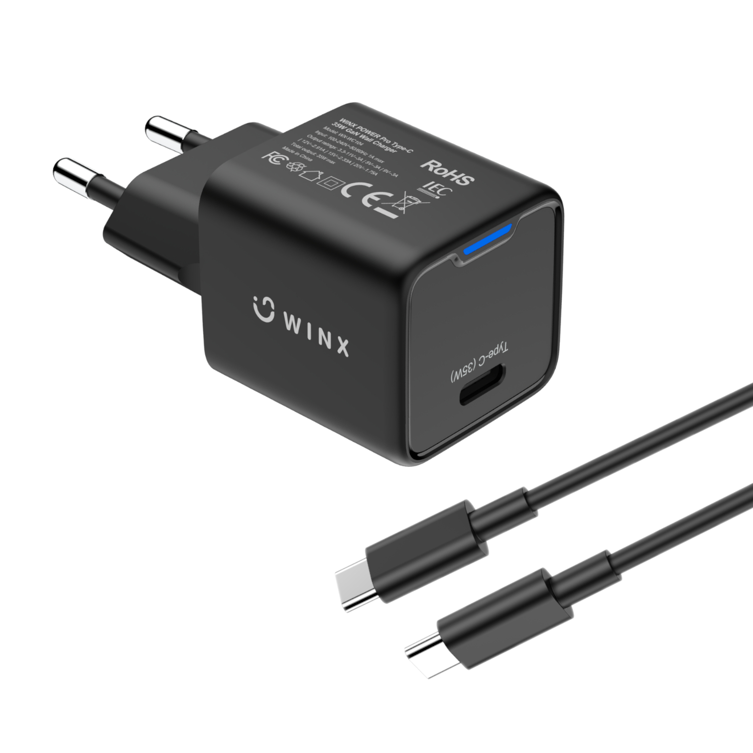 WX-WC104_WINX-POWER-Fast-Type-C-35W-GaN-Wall-Charger-Black_wr_01a.jpg WINX POWER Fast Type-C 35W GaN Wall Charger - Image 1