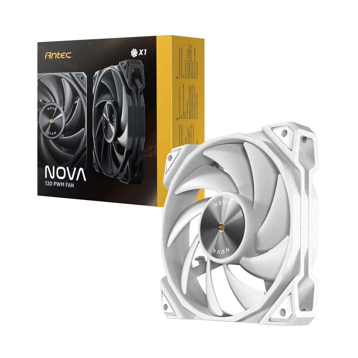 antec-nova-120-white-wr-01-1.jpg Antec NOVA PWM 120mm Case Fan White - Image 1